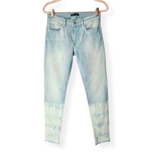 Levi's Blue Empire Skinny Raw Hem Ankle Jeans